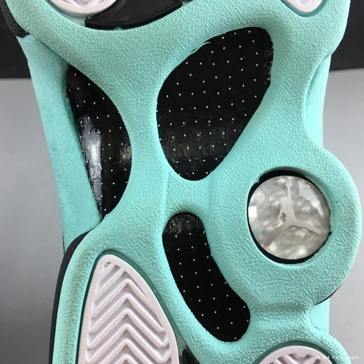 13 Green  Island 414571-030 Jordan Retro Black 0122